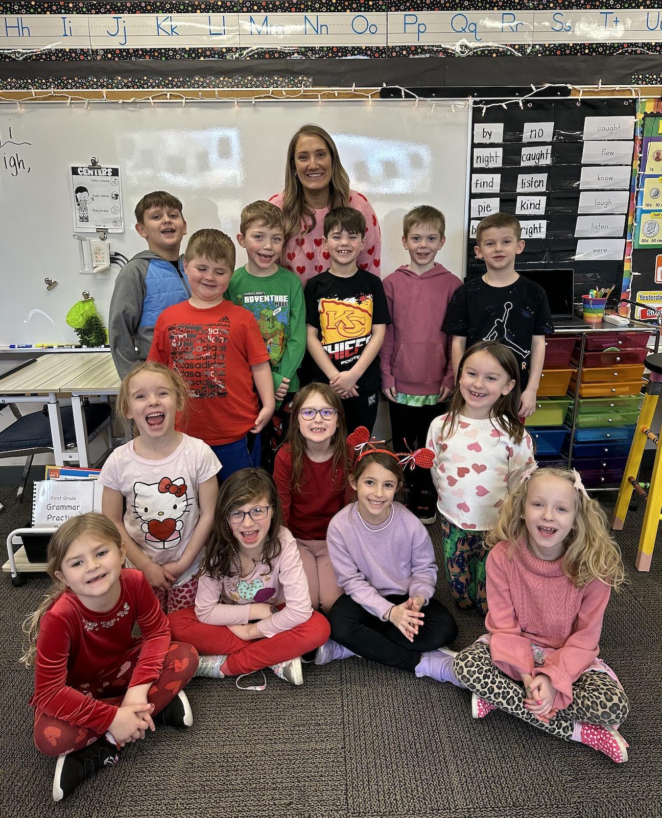 Miss Zona’s 1st-grade class at McCullough