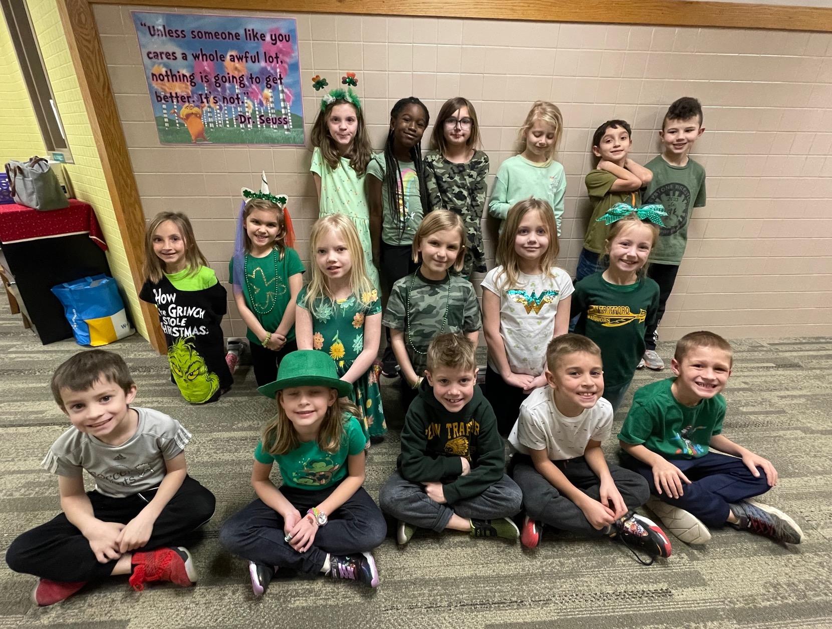 Mrs. Giovannitti’s first-graders celebrate ‘Green Eggs and Ham’ day